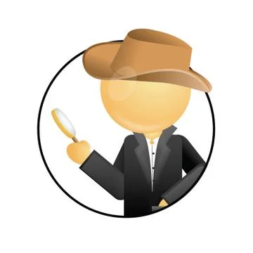 Detective Stock Illustration