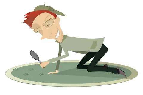 Detective Stock Illustration