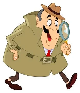 Detective Stock Illustration