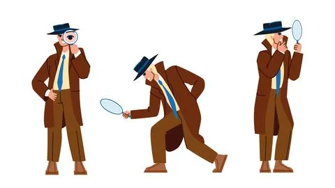 Detective police vector Stock Illustration