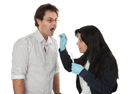 Detective at work forensic evidence Stock Photos