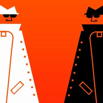 Detectives Stock Illustration