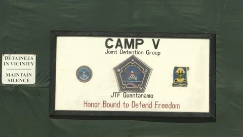 Detention facilities of Joint Task Force Guantanamo - 2015 Stock Footage 100429937