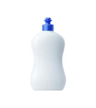 Detergent and clean product plastic bottle mockup Stock Illustration
