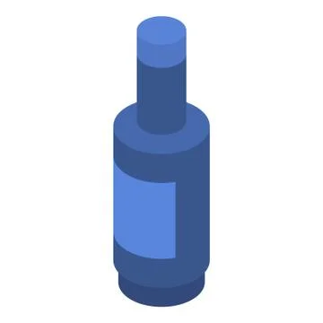 Detergent bottle icon, isometric style Stockillustratie