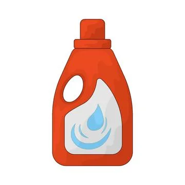 Detergent bottle illustration Stock Illustration