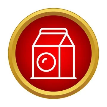 Detergent box product icon showing hygiene cleaning Stock Illustration
