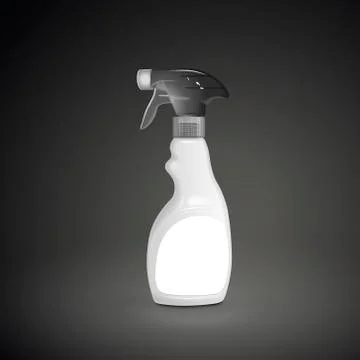 Detergent spray bottles Stock Illustration