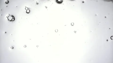 Detergent is sprayed on the glass and wiped off with a cloth. The bubbles are Stock Footage 136641110
