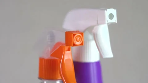 Detergents on a light background 4K Video stock 206302791