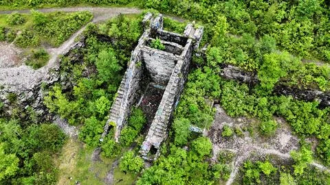 Deteriorate - Split Rock Quarry - Syracuse, NY Foto stock