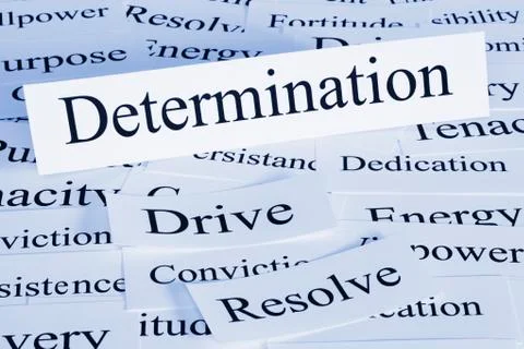 Determination concept Stock Photos