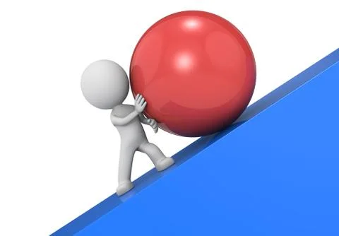 Determination. Stock Illustration