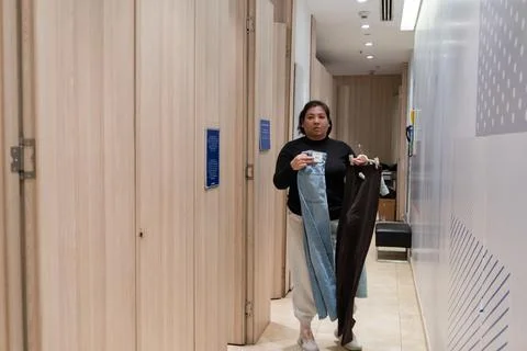 A determined man with a beard Stock Photos