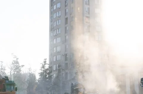 A determined man with a beard Stock Photos