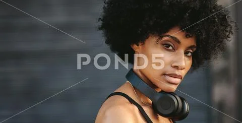 Determined young fitness woman Stock Photos