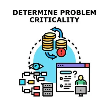 Determining problem criticality and business risk assessment Illustration