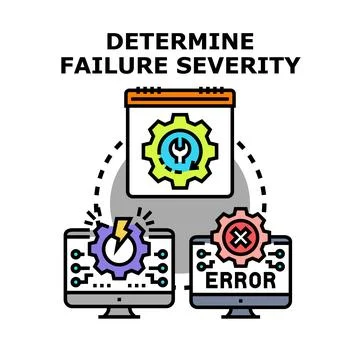 Determining system failure severity and error assessment 库存插图