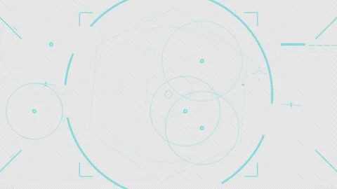 Deterministic Mission-Critical HUD Satellite Grid: Master UI Screen : 4K Alpha Stock Footage 332944489