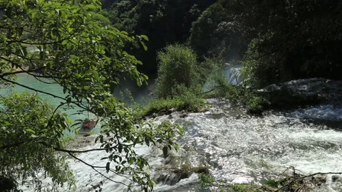 Detian Waterfall Video stock 145856441