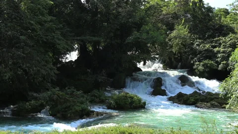 Detian Waterfall 库存影片 145856589