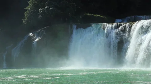Detian Waterfall 库存影片 145856950
