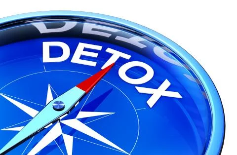 Detox compass Stock Illustration