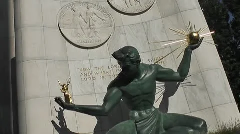 DETROIT-005 Stock Footage 10605407