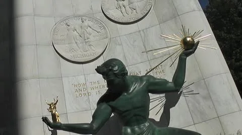 DETROIT-009 Stock Footage 10605413