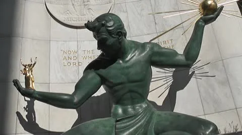 DETROIT-015 Stock Footage 10605473