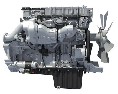 Detroit DD16 Truck Engine 3D Model
