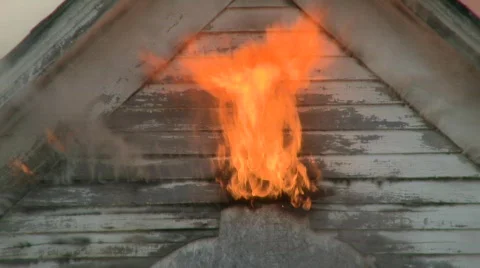 Detroit fire 8 Stock Footage 632511