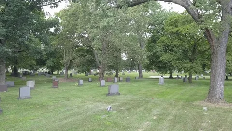 Detroit Graveyard Video stock 78067371