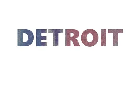 DETROIT Stock Illustration
