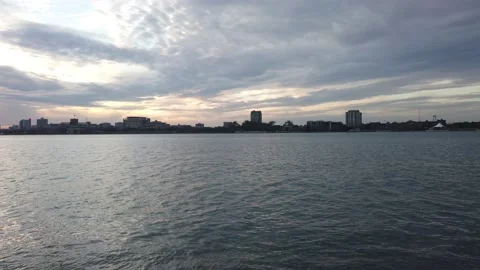 Detroit River Stock Footage 162004760
