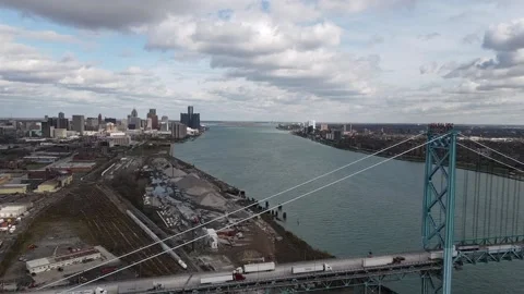Detroit River Video stock 235720250