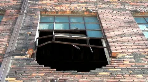 Detroit Ruins 1 Stock Footage 10879082