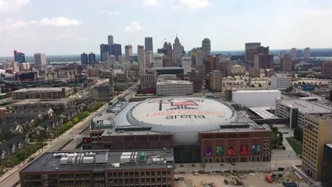 Little Caesars Arena, District Detroit updated pictures, video