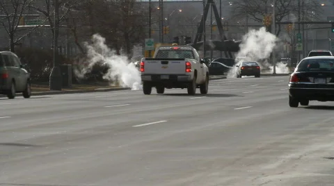 Detroit Street Video stock 762012