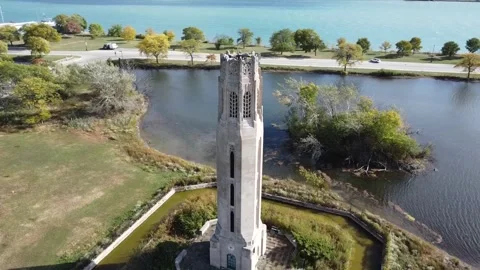 Detroit Tower 0067 Stock Footage 281592433