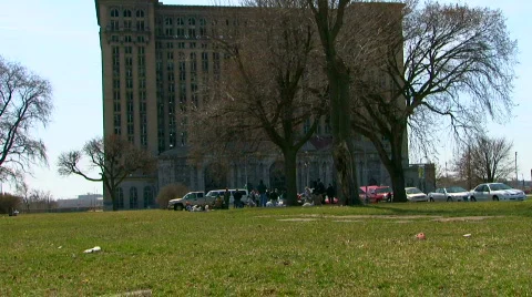 Detroit's urban blight 動画素材 662884