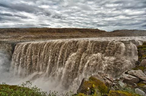 Dettifoss 스톡 사진