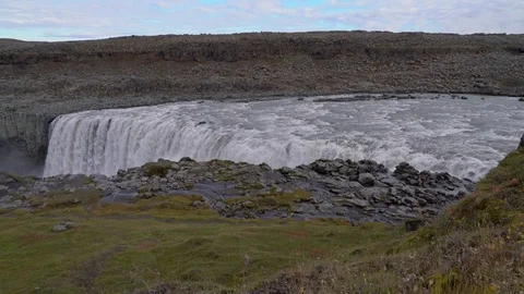 Dettifoss Waterfall Stock Footage 73266764
