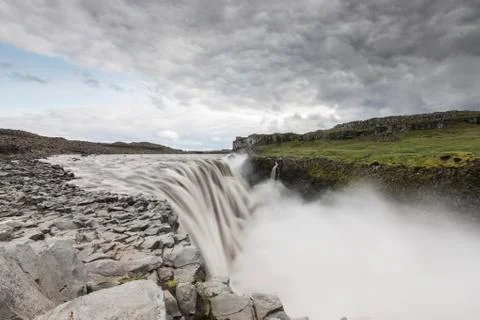 Dettifoss waterfall Stock Photos