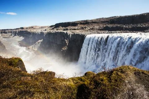 Dettifoss Waterfall Foto stock