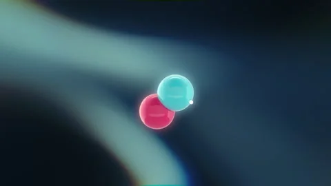 Deuterium Atom 4K Looping Animation - Nuclear Fusion Stock Footage 319919628