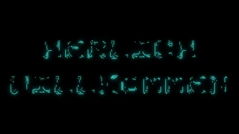 Deutsch text welcome in the form of printed circuit board tracks Stock Footage 103825157