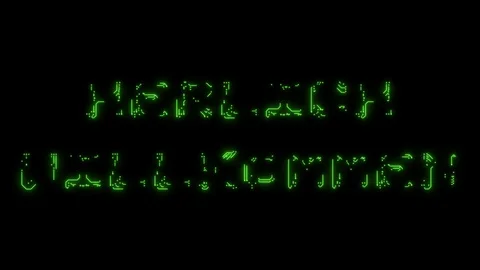 Deutsch text welcome in the form of printed circuit board tracks Stock Footage 103825762