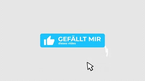 Deutsch YouTube Like Button Stock Footage 246693408