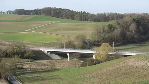 A Deutsche Bahn ICE train Stock Footage 308794184